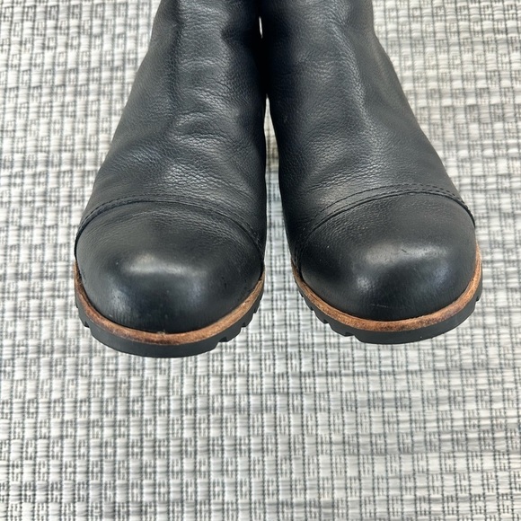 UGG Pax Leather Wedge Bootie Brown Size 10 - Picture 6 of 13